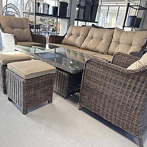 Set mobila de gradina Hola Sevilla Brown