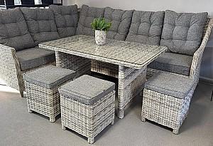 Set mobila de gradina Hola HOUSTON beige/Grey