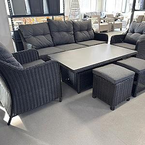 Set mobila de gradina Hola Sevilla Black