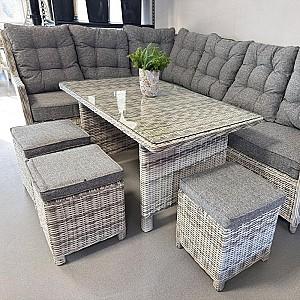 Set mobila de gradina Hola HOUSTON beige/Grey