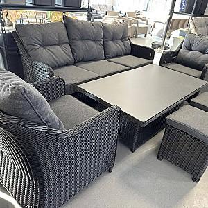 Set mobila de gradina Hola Sevilla Black