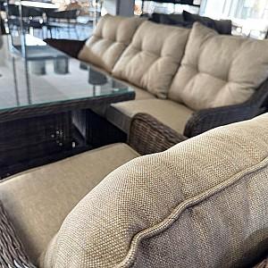 Set mobila de gradina Hola Sevilla Brown