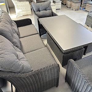 Set mobila de gradina Hola Sevilla Black