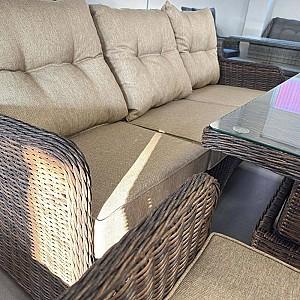 Set mobila de gradina Hola Sevilla Brown