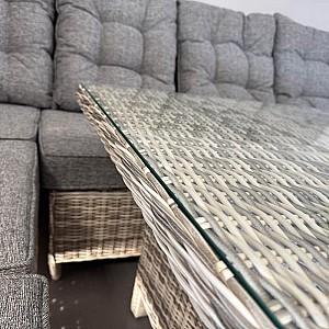 Set mobila de gradina Hola HOUSTON beige/Grey