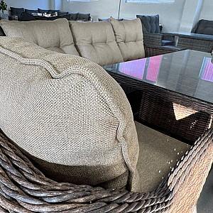 Set mobila de gradina Hola Sevilla Brown