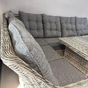 Set mobila de gradina Hola HOUSTON beige/Grey