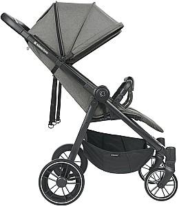 Carucior pentru gemeni Kikka Boo Happy 2 Light Grey (KB.223090)