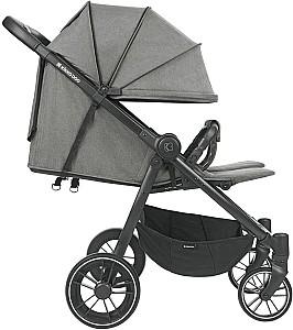 Carucior pentru gemeni Kikka Boo Happy 2 Light Grey (KB.223090)