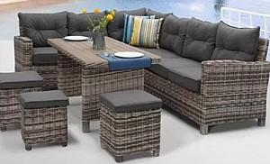 Set mobila de gradina Hola OASIS Brown/Grey