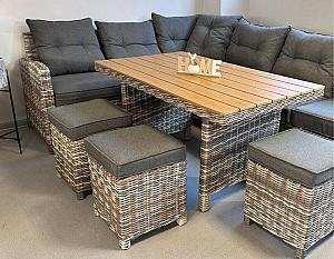 Set mobila de gradina Hola OASIS Brown/Grey