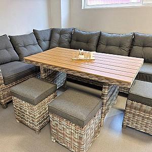 Set mobila de gradina Hola OASIS Brown/Grey