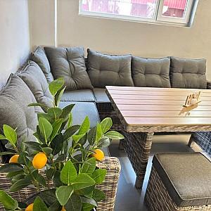 Set mobila de gradina Hola OASIS Brown/Grey