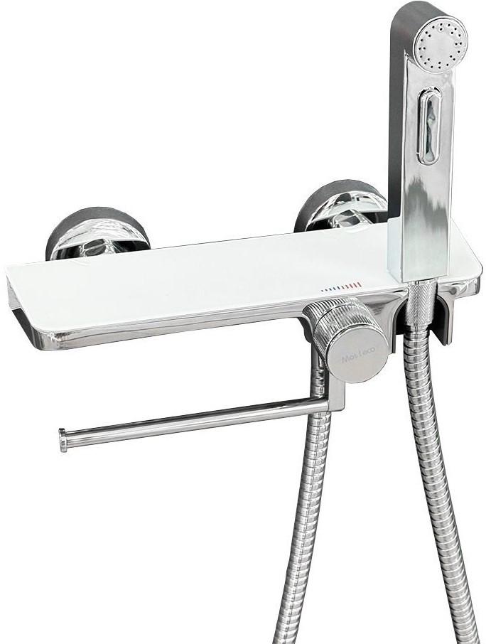 Baterie pentru bideu Mat|eco Hafa Alb Cromat