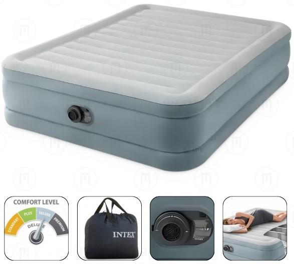 Saltea gonflabila Intex Velur Queen Premium Comfort (64824)