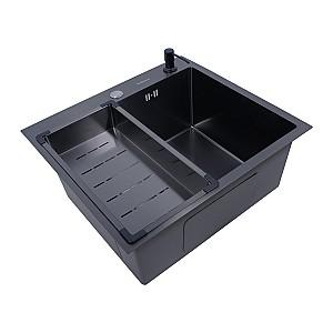 Chiuveta de bucatarie SanDonna HD5550 Negru