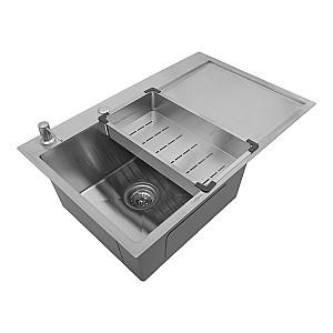 Chiuveta de bucatarie SanDonna HD7850 Crom satin