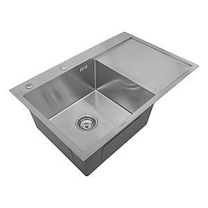 Chiuveta de bucatarie SanDonna HD7850 Crom satin