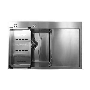 Chiuveta de bucatarie SanDonna HD7850 Crom satin