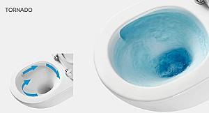 Vas WC South Villa SH-5202 Tornado 82 P-trap 3/6 BTW Slim UF Duroplast