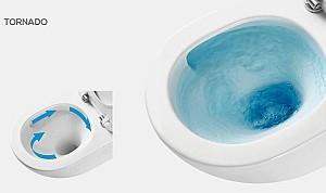 Vas WC South Villa SH-5201 Tornado 82 P-trap 3/6 BTW Slim UF Duroplast