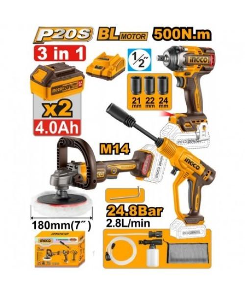 Set de scule electrice INGCO COSLI250184