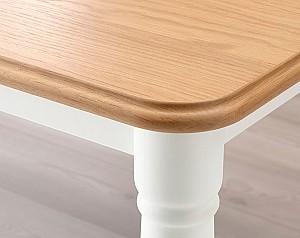 Masa IKEA Danderyd oak veneer-white 130×80 cm