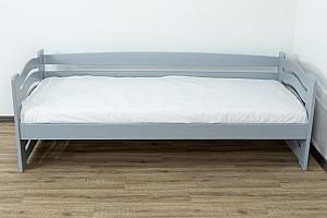 Pat copii MobiCasa Jerry 90x200 Gri