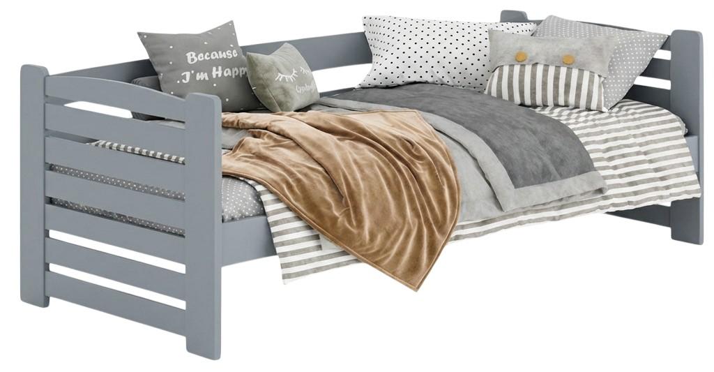 Pat copii MobiCasa Simba 80x160 Gri