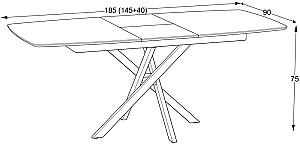 Masa Mika Filis Sonata High Gloss