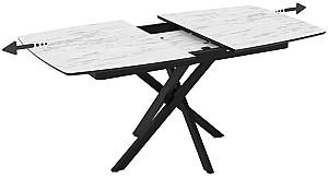 Masa Mika Katrin Marmo Super Mat (Picioare Albe)