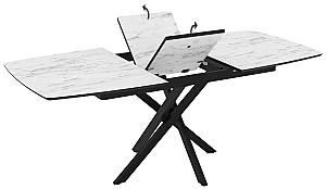 Masa Mika Katrin Marmo Super Mat (Picioare Albe)