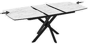 Masa Mika Katrin Marmo Super Mat (Picioare Albe)