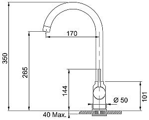 Robinet bucatarie Franke Pola (115.0622.943)
