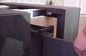 Masa Flat Cubisto 5in1 Stejar Thermo Negru