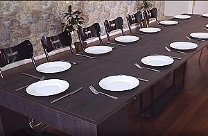 Masa Flat Cubisto 5in1 Stejar Thermo Negru