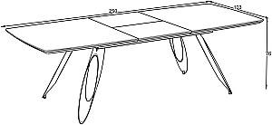 Masa Mika Merkur Marmo Super Mat