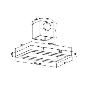 Hota Tornado BLIZZAR 1200(90) WH LED