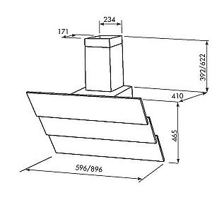 Hota Tornado MEGAS 1200(90) BL LED