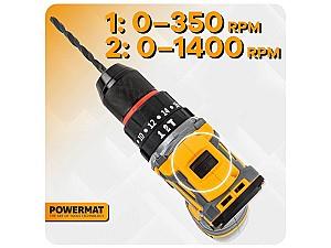 Surubelnita cu acumulator Powermat PM-WA-16.8V-1.5M