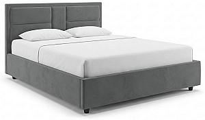 Pat Alcantara Sidney 1.6 m Gri Închis + Saltea Salt Confort Clasic 160x200