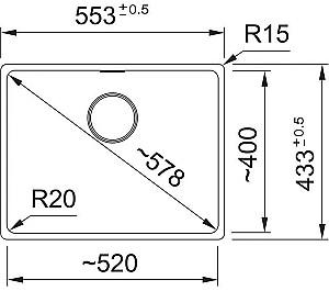 Chiuveta de bucatarie Franke MRG 110-52 (125.0686.716)