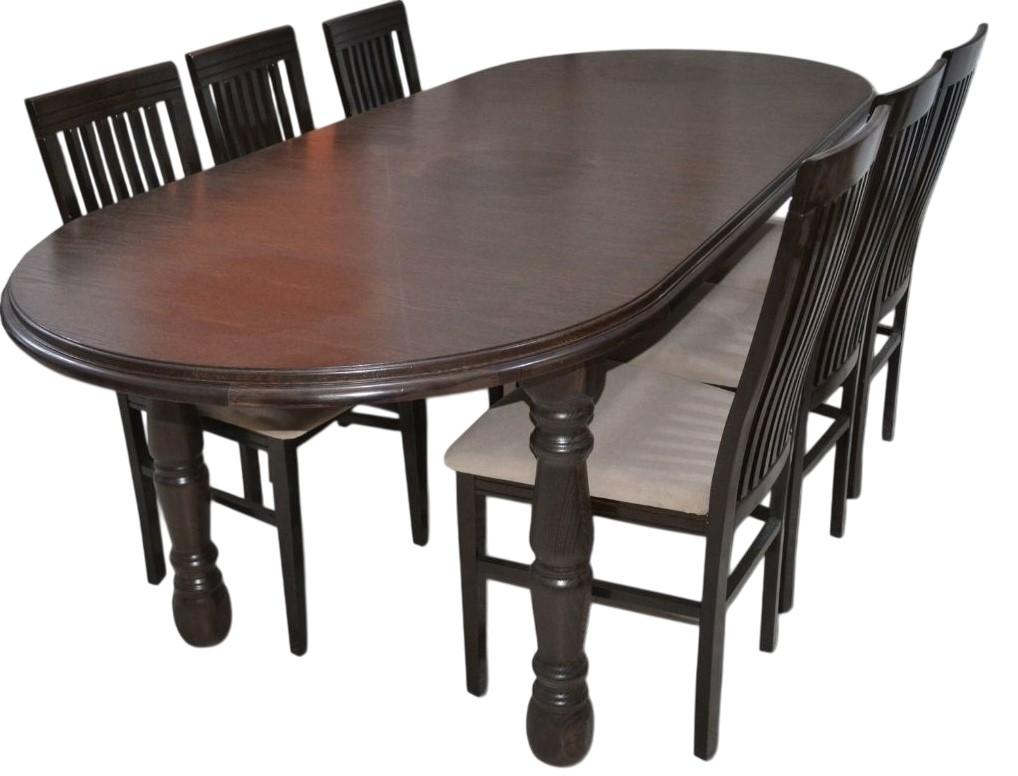 Masa Viitorul Ovala 230x100 cm Stejar Închis