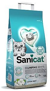 Asternut pentru litiere Sanicat Clumping White Cotton Fresh 10l