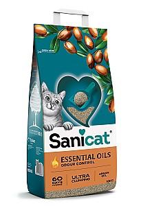 Asternut pentru litiere Sanicat Essential Oils Argan Oil 10 kg