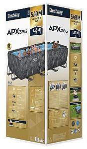 Piscina cu carcasa BESTWAY 561KABW Dark Gray