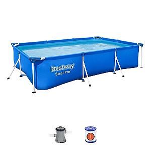 Piscina cu carcasa BESTWAY Steel Pro 300x201x66 cm
