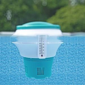  BESTWAY Dozator plutitor cu termometru și mănușă de protecție pentru tablete de 7,6 cm