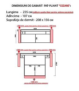 Canapea Polimobil Cezare 