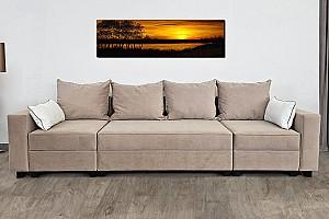 Canapea Polimobil Rimini 3 Beige/Brown